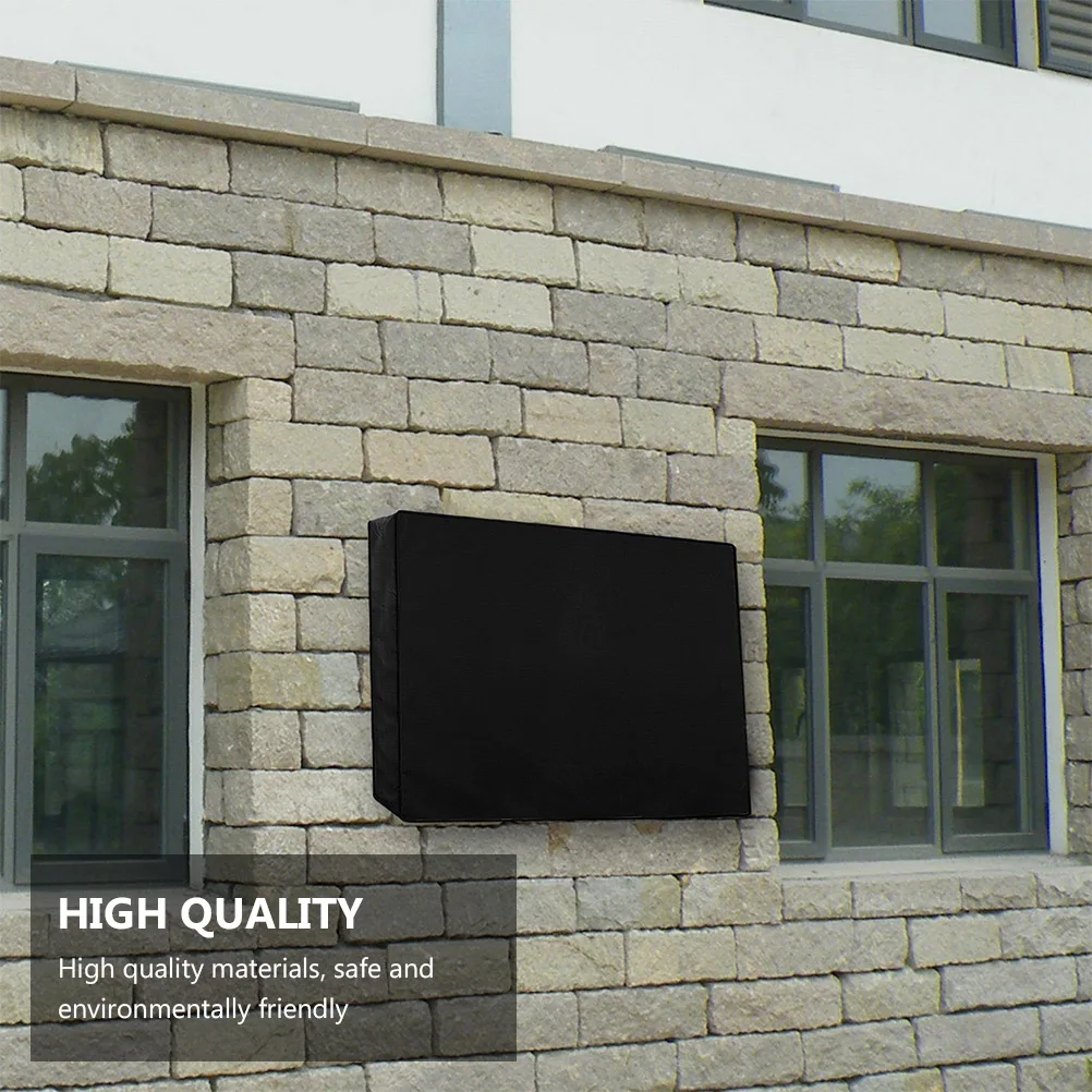 

Dustproof Black Screen Waterproof Cover Television Outdoor Weatherproof Set Polyester