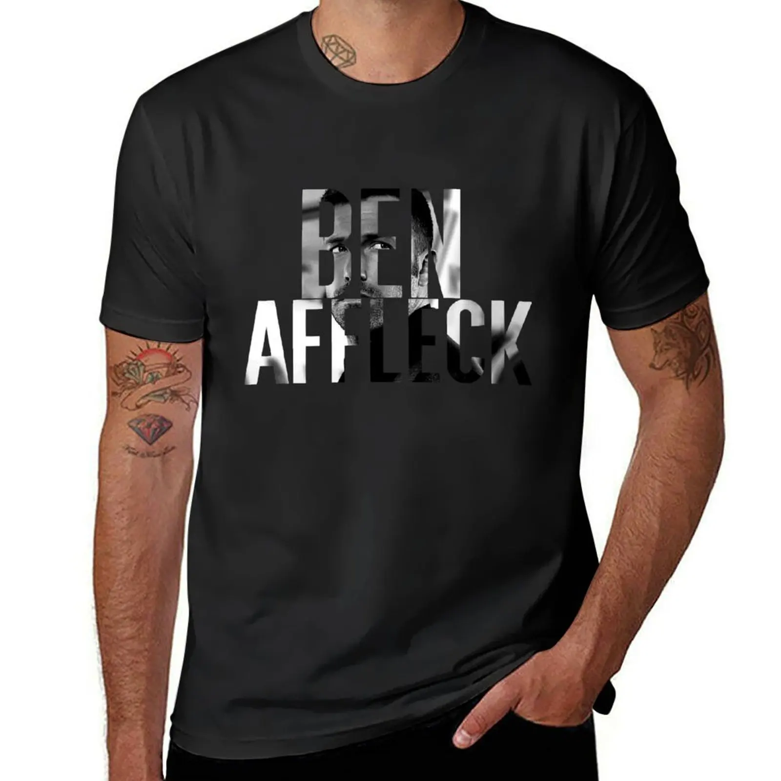 Ben Affleck T-Shirt new edition animal prinfor boys summer top tshirts for men