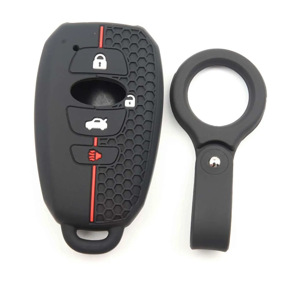 New 4 Buttons Silicone Car Key Case Cover For Subaru Legacy Impreza Forester Xv Trezia Brz Wrx Levorg Remote Fob Shell Protector