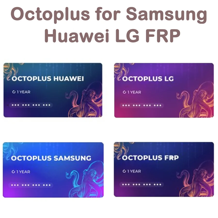 Octoplus FRP Tool Licença Octoplus for Samsung HUAWEI LG Licença Mobile Repairing tool 1 Year