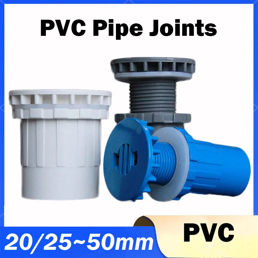 Conector de Codo para Tuberías de PVC de 20/25/32/40/50 mm, Salida de Drenaje para Acuario, Accesorios para Desbordamiento de Pecera