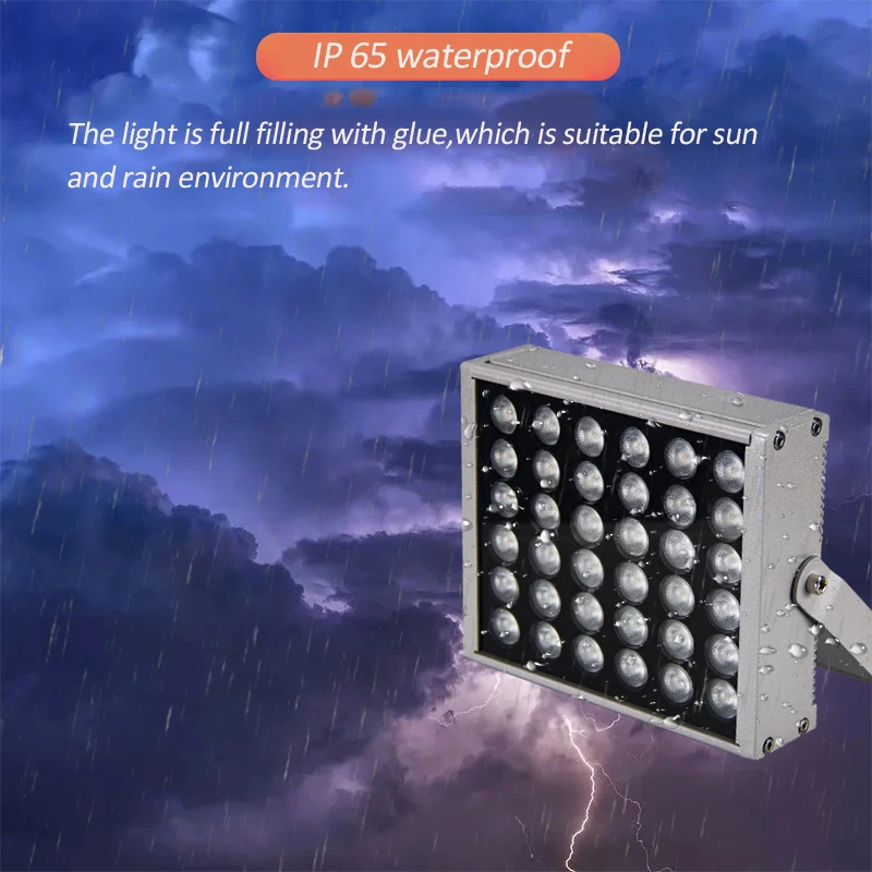 Lámpara LED impermeable para exteriores, luz puntual de aluminio, ángulo de haz estrecho, ahorro de energía