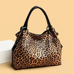 2023 nowych moda Leopard kobiet torebki wzór europejski skórzane damskie torby na ramię kobieta dziewczyna marka luksusowe Crossbody torba