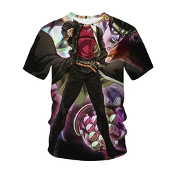 New Jojo Bizarre Adventure t-shirt Anime Manga 3D Print Streetwear uomo e donna moda oversize Kids Tees top abbigliamento