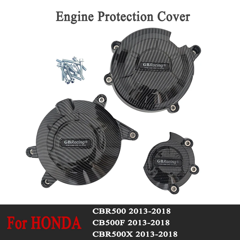 

For HONDA CBR500R CB500F CB500X 2013 2014 2015 2016 2017 2018 GB Racing Engine Protective Cover
