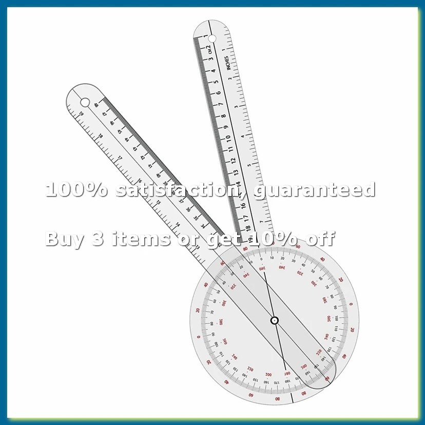 Digital Goniometer 360 Degree, Goniometer Physical Therapy - 12 Inch-DTA9