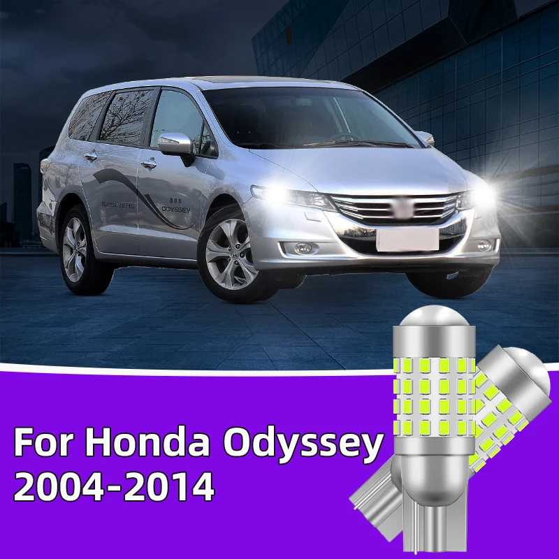 

2PCS For Honda Odyssey 2004-2014 Car Led Bulb T10 W5W width lights side marker position Signal Lamp 12V 24V Clearance Lights
