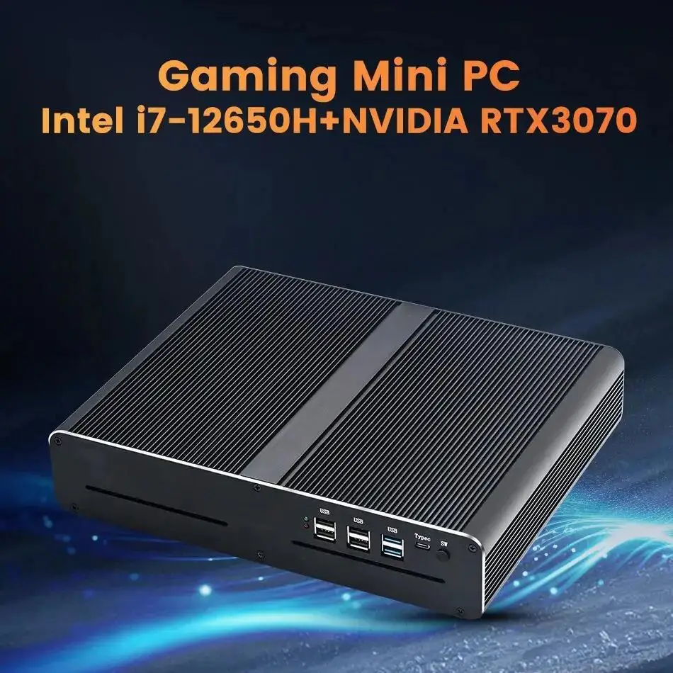 게이밍 미니 PC 인텔 i7 12650H i9 10980HK NVIDIA RTX 3070 8G 3060 12G DDR5 DDR4 NVMe 윈도우 11 게이머 타워 컴퓨터, WiFi6