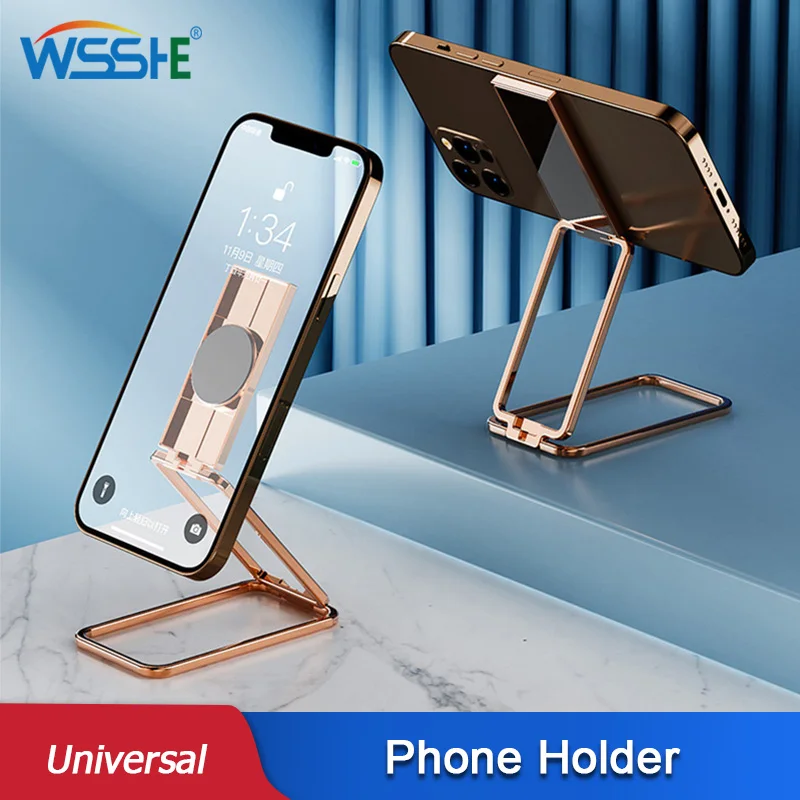 Phone Ring Holder Metal Finger Kickstand Rotation Magnetic Car Mount Grip Foldable Desktop Stand Ultra Thin Smartphone Bracket