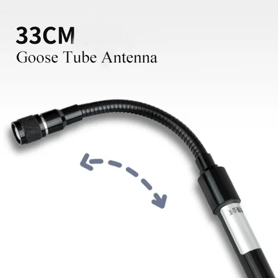 GUOHETEC PMR-171 Q900 Piggyback Bendable Antenna UHF Antenna Simple Durable Portable TNC Goose tube Antenna