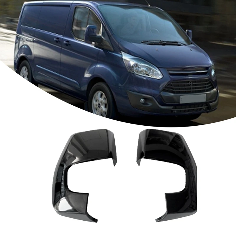 Car Side Wing Mirror Cover Rear View Mirror Cover 1809084 2064129 2064127 For Ford Transit Custom 2014-2020