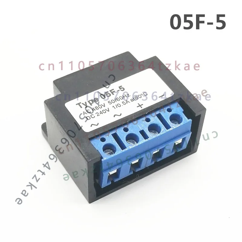 1pcs for Sumitomo 05F-5 Rectifier Replacement Input AC480V Output DC240V 50/60HZ 1/0.5A Motor Brake Rectifier