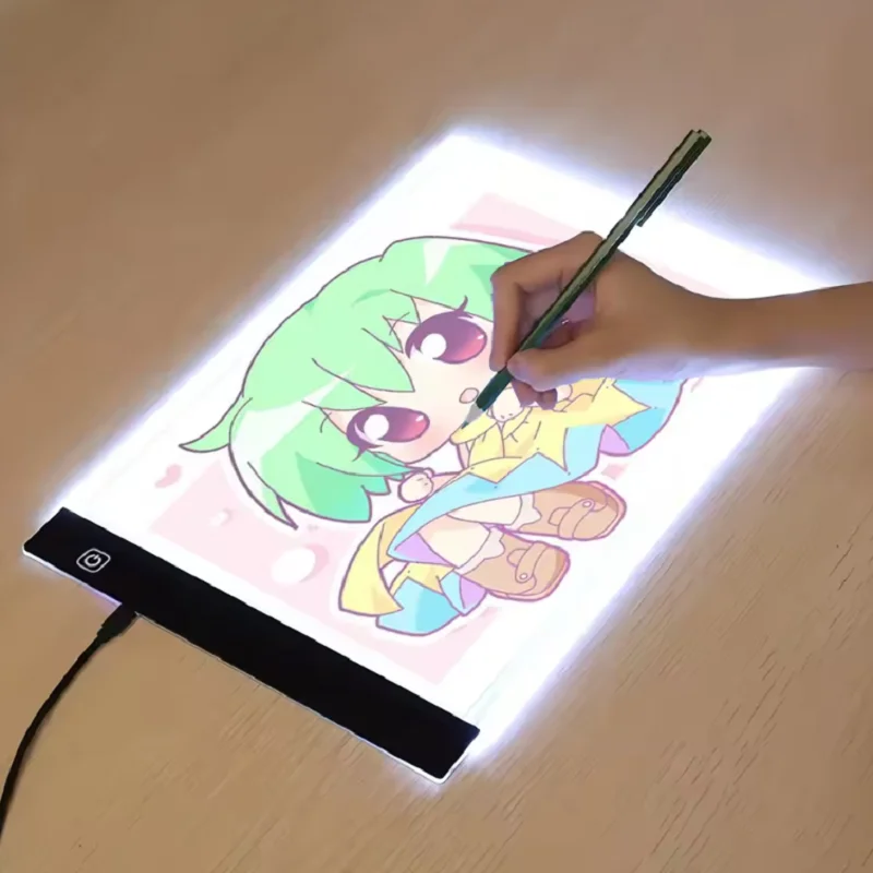 

LED Drawing Copy Board Pad 3 Level Dimmable A5 Size Drawing Tablets For Animation Painting Art Design Industry Medicine