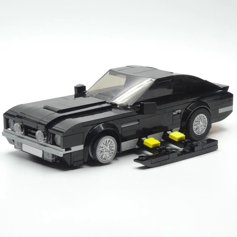 

Moc Movie The Living Daylights Astoned Martins V8 Vantage Supercar Model Building Blocks Creative Assembly Bricks Toys Kids Gift