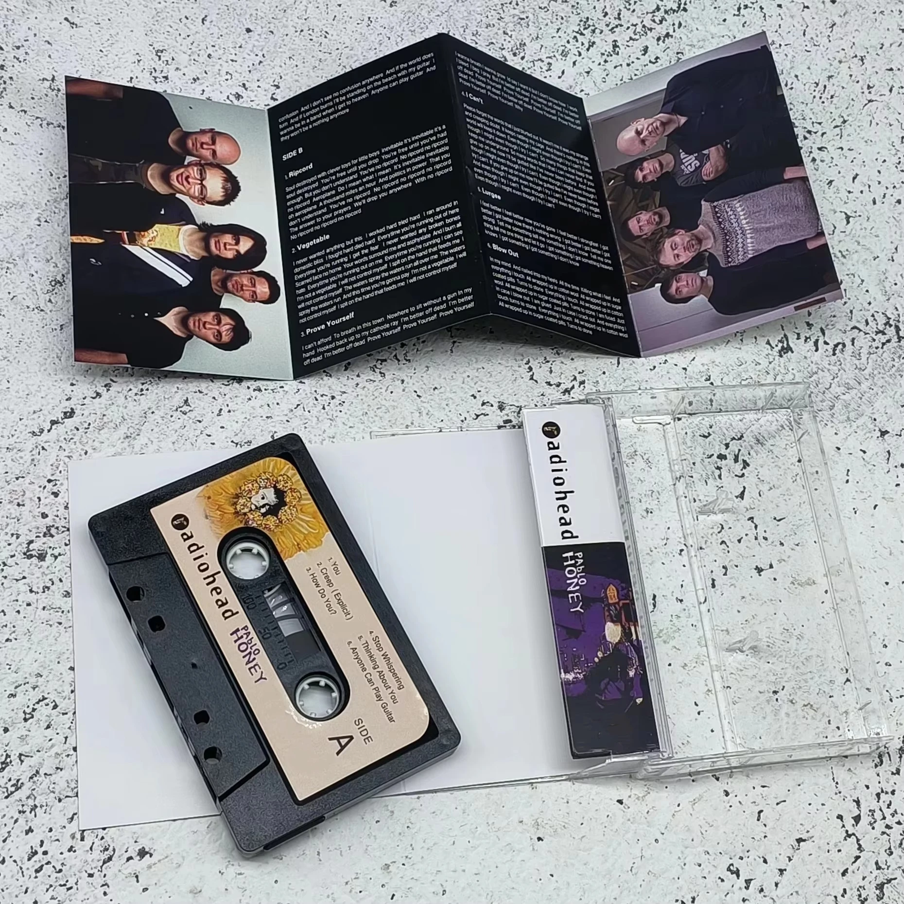 New Rock band Radiohead Thom Yorke Music Tape Pablo Honey Album Creep Cassette tape Cosplay Walkman Car Recorder Soundtracks Box