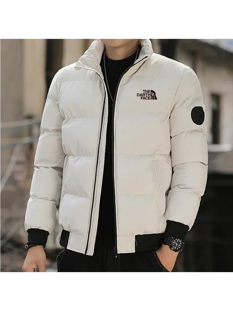 Veste d'hiver en coton pour hommes, manteau épais, chaud, coupe-vent, Parka par temps froid avec capuche, vêtements d'extérieur isolés thermiques pour la neige