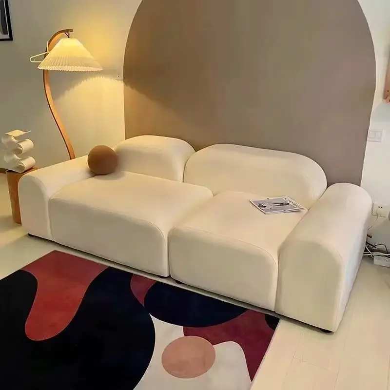 خبز كريمي للسرير والإفطار غرفة معيشة بسيطة شقة صغيرة #1