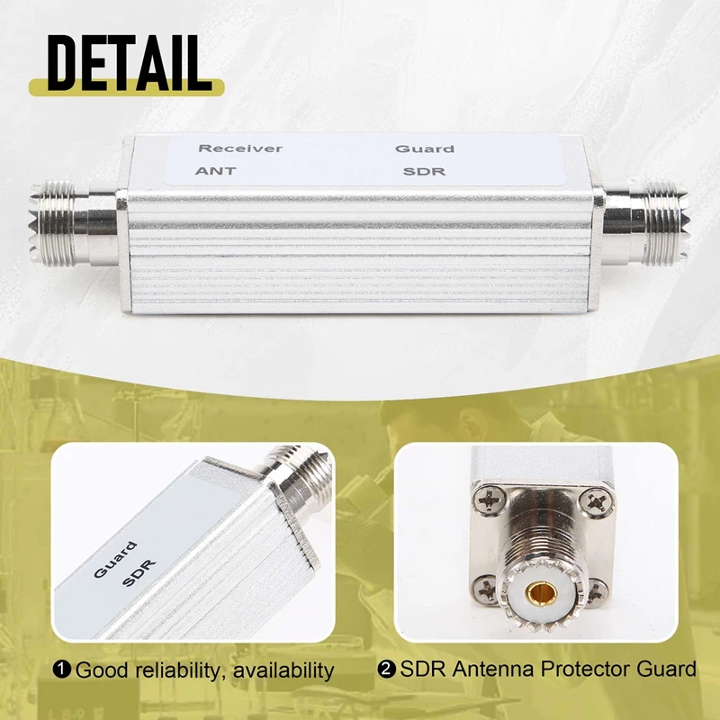 SDR Receiver Antenna Protector Guard 1000W Transmitter Signals For Preamplifier RF Sensitive Radio Receiver Protector