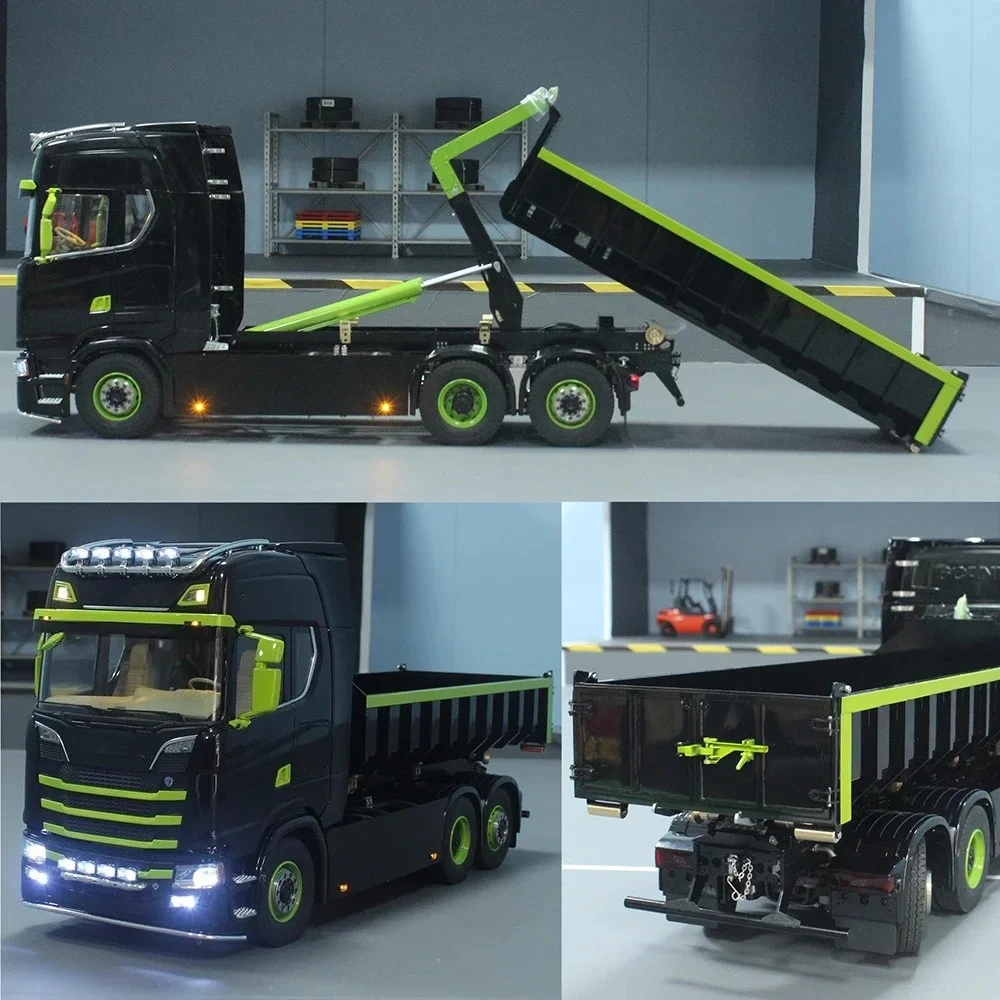Tamiya 770S RC Truck 1/14 Hydraulic RC Dump Truck Metal Model RTR with Rear Power Axle Lifting Remote Control Car Model Toy