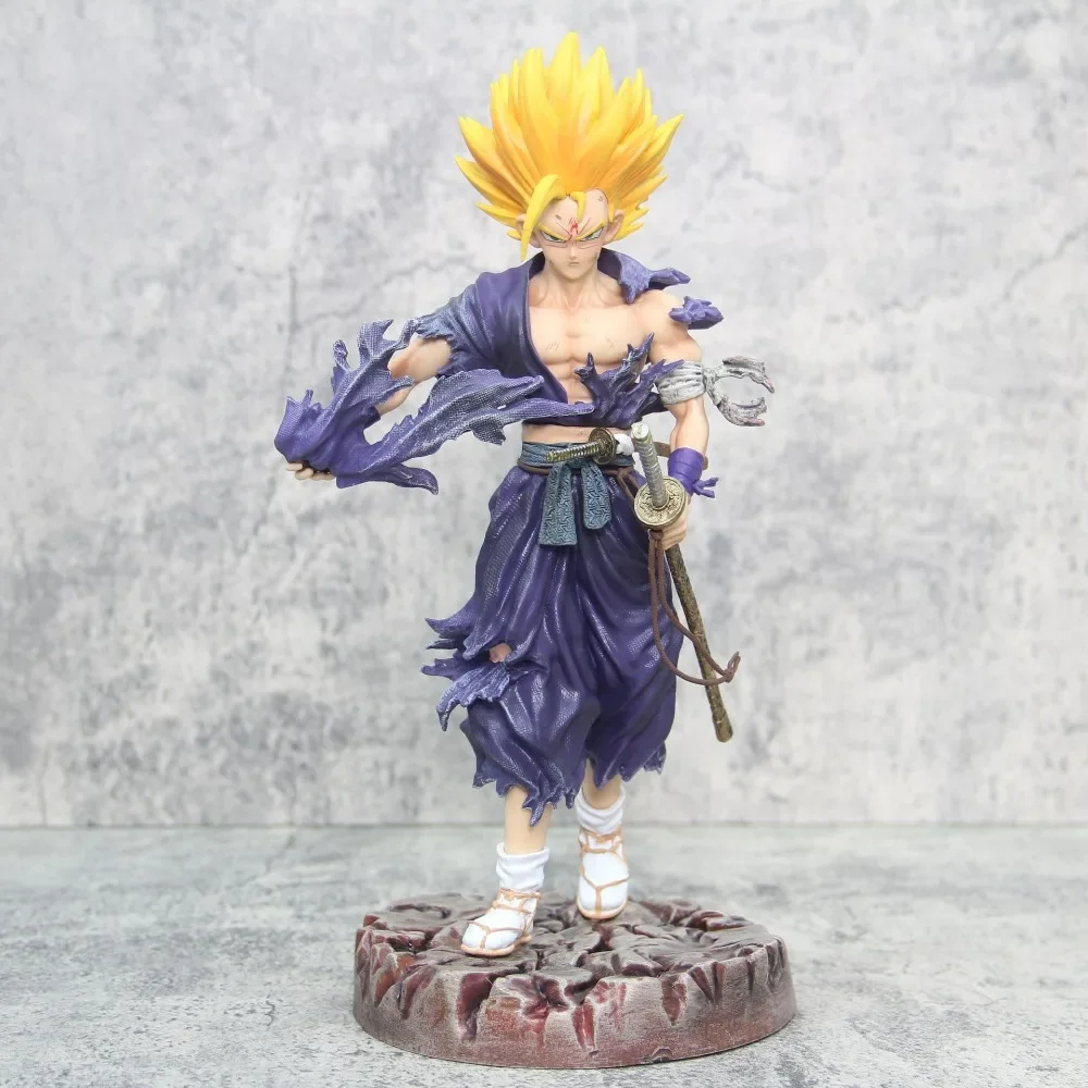 

29cm Dragon Ball Son Gohan Super Saiyan Anime Figure Goku DBZ Action Figure Model Gifts Collectible Figurines for Kids