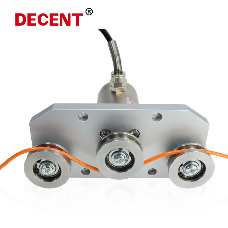 DYZ-307 Three pulley cable tension sensor  pull load cell measurement yarn Metal wire rope weight Force sensors 20N 50KG 1000N