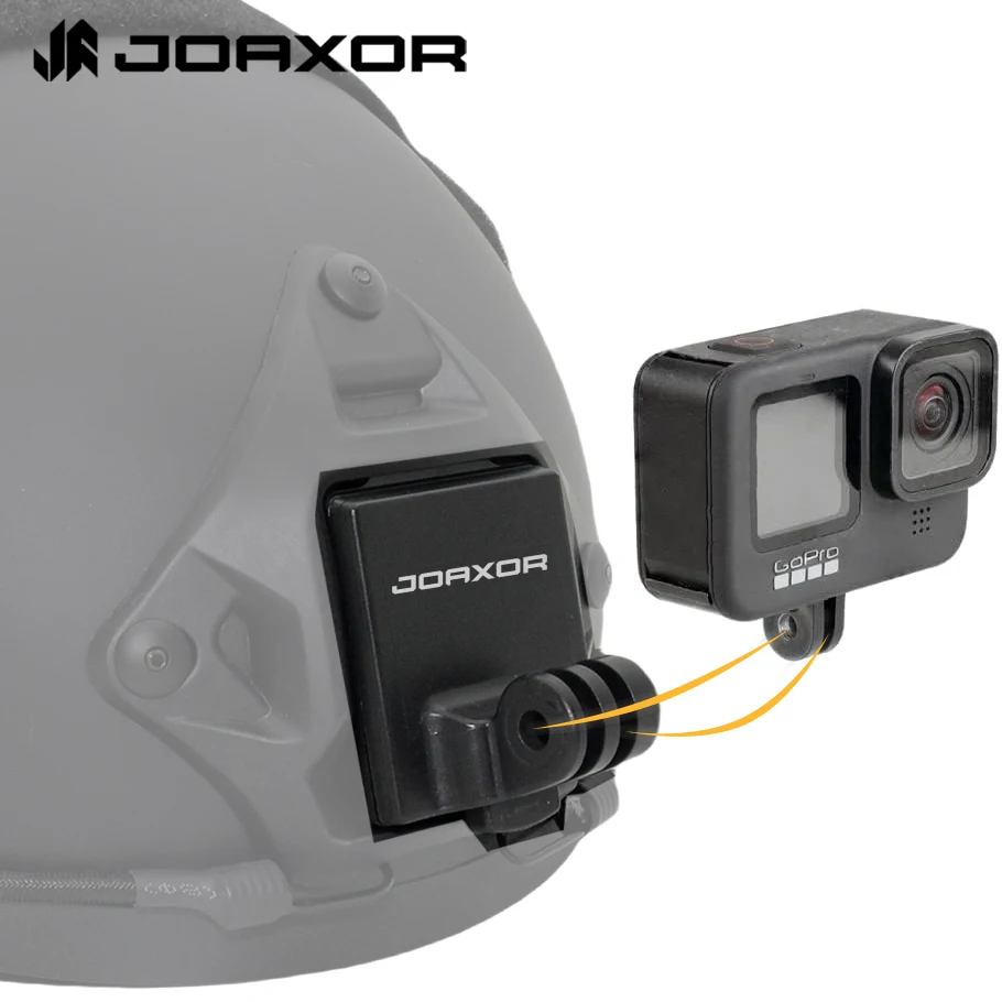 JOAXOR adaptador de Base de casco táctico FAST/MICH/NVG, soporte de fijación para GoPro Hero, accesorios de Cámara de Acción