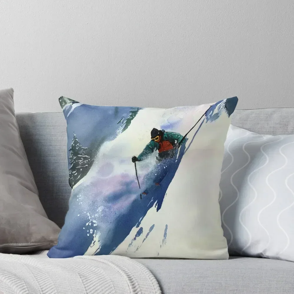 

Extreme Downhill Throw Pillow christmas decorations 2025 christmas cushions covers Pillows Aesthetic ornamental pillows pillow