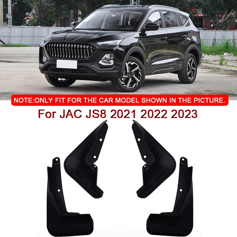 

ABS Car Mud Flaps Splash Guard Mudguards Car Styling Fit For JAC JS8 2021 2022 2023 MudFlaps Front Rear Fender Auto Accessories