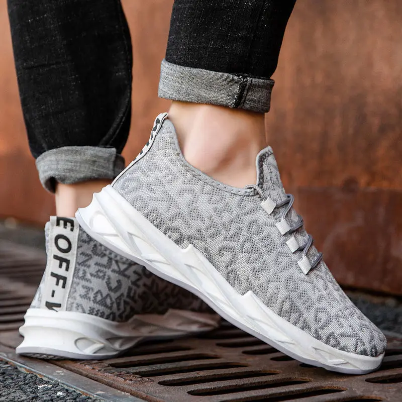 Men's Sneakers Fashion Casual Mesh Heightening Sneakers Light Walking Shoes White Unisex Couple Shoes