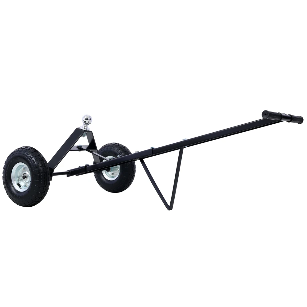 Trailer Dolly with Pneumatic Tires - 600 Lb. Maximum Capacity,black Color Gray Color Yellow Color