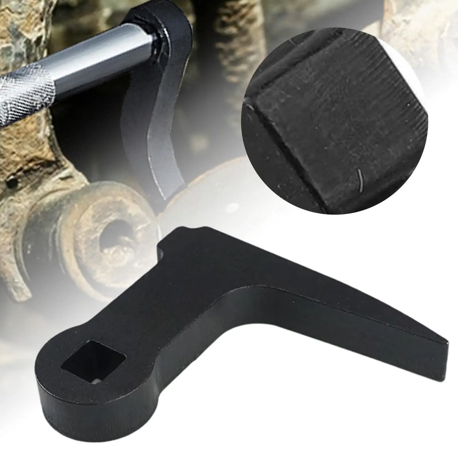 

Pry Bar Wrench Adapter Professional Crowbar Hammerable Head Sturdy for Tight Space 1/2in Drive Car Repairing Tools 90 Degree