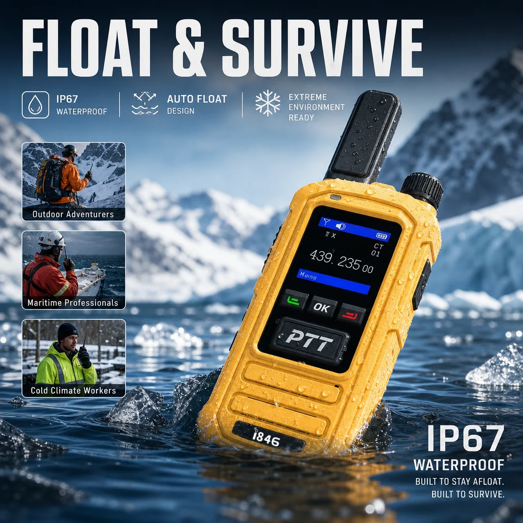 walkie-talkie-flotante-resistente-al-agua-con-clasificacion-ip67-2-w-doble-boton-ptt-bateria-de-3000-mah-y-pantalla-led