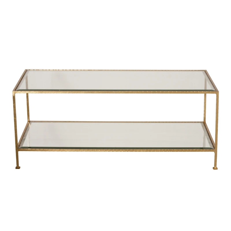

New Chinese-style simple modern living ro om small apart ment household ta ble double-layer design