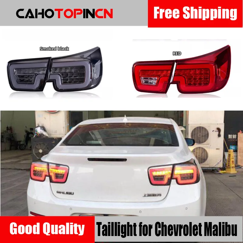 

Rear Driving Lamp + Brake + Reverse Lamp + Dynamic Turn Signal Car LED Tail Light Taillight For Chevrolet Malibu 2012 - 2015