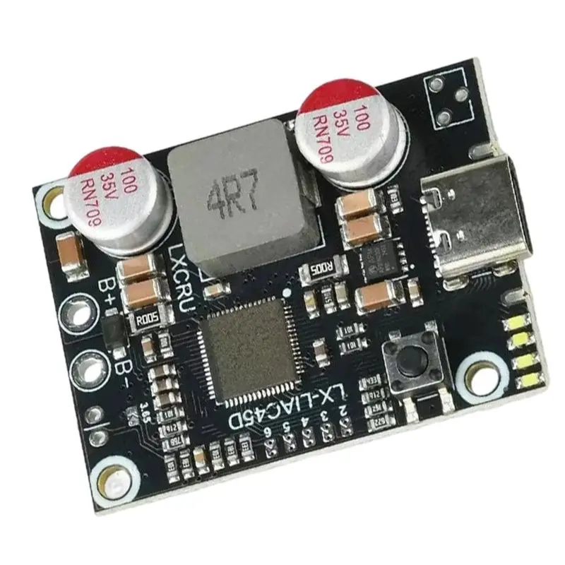A72T Mobile Power Supply 2-6S PD 45W Fast Charging Power Bank Module 2-6S 45W Fast Charging Module For Li- For Lifepo4 Batter