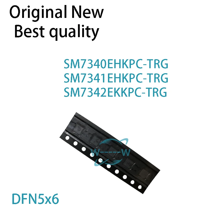 MOSFET DFN5x6 IC, SM7340EHKPC-TRG, SM7341EKKPC-TRG, SM7340EH, SM7342EK, novo, 5-10 pcs