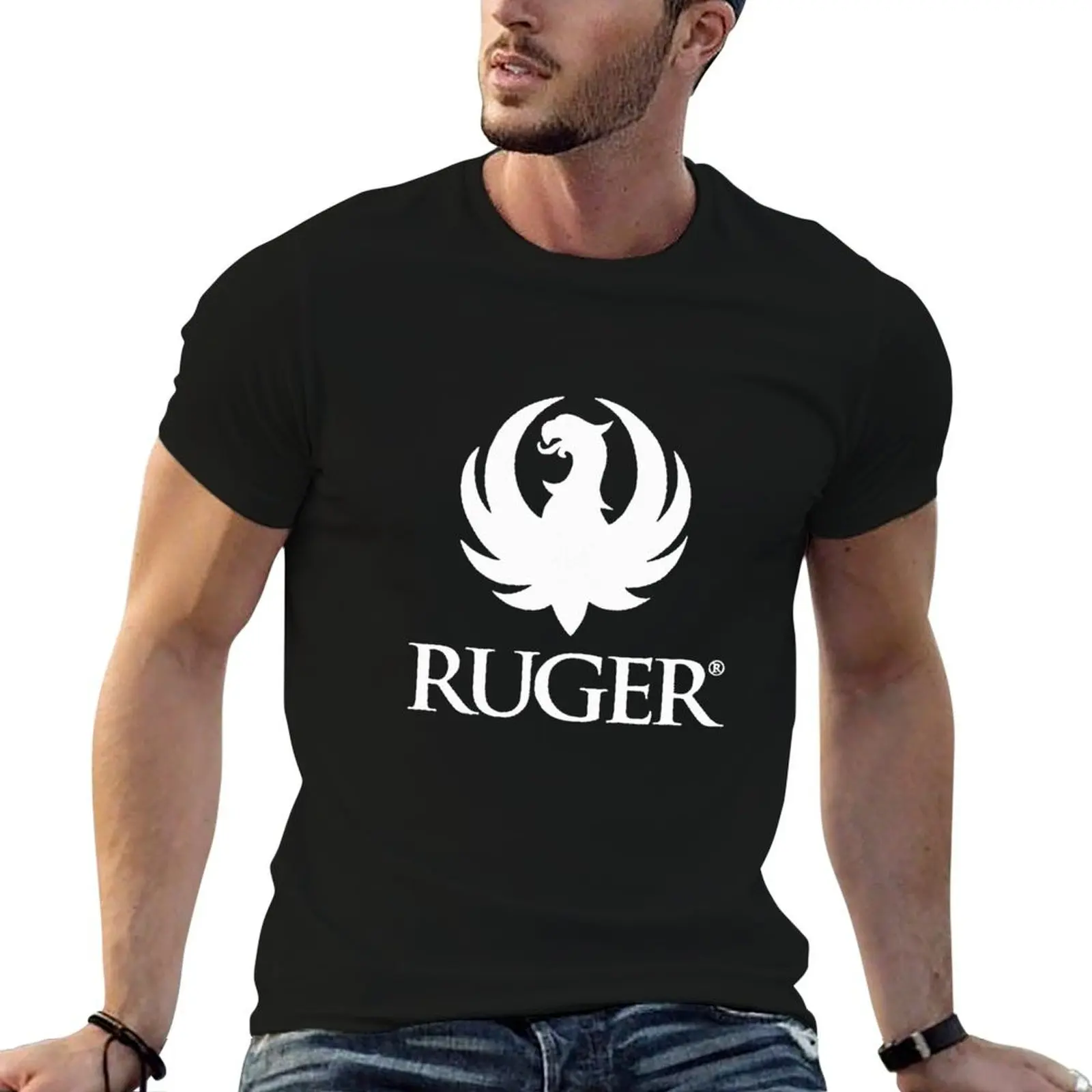 

Ruger T-Shirt black cotton t-shirt plain for man package t shirts designer T-Shirt