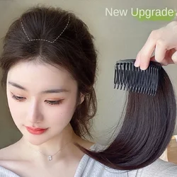 Coussinets de cheveux invisibles à clipser pour femmes et filles, coussinets de cheveux sans couture, extension de cheveux, doublure naturelle, couverture supérieure, tresse, mise à niveau