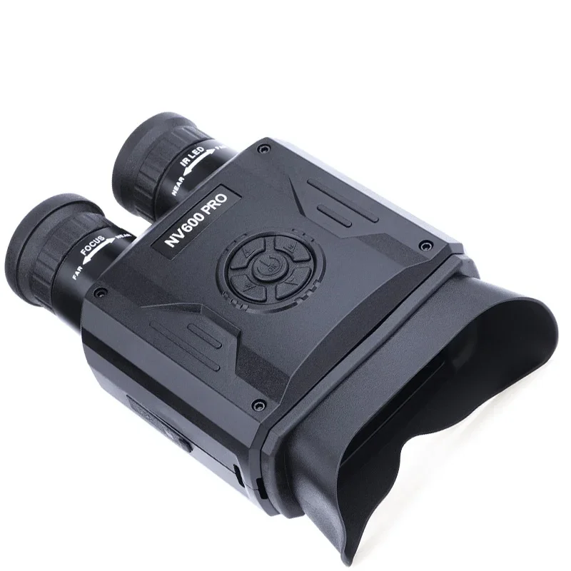 YYHC-600M binocular digital night vision 5x high power all black dual tube variable power non-thermal imager