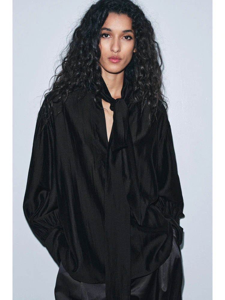 New Winter 2025 Women's Faion irt with  Knot Design Drapey Sle Versatile Quali Miao Ethnic Stage Costume