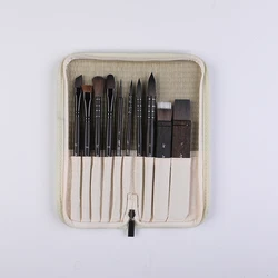 Artsecret-pincel Acyrlic para acuarela 999, pelo sintético, virola de aluminio, mango de madera, herramientas de arte multifunción