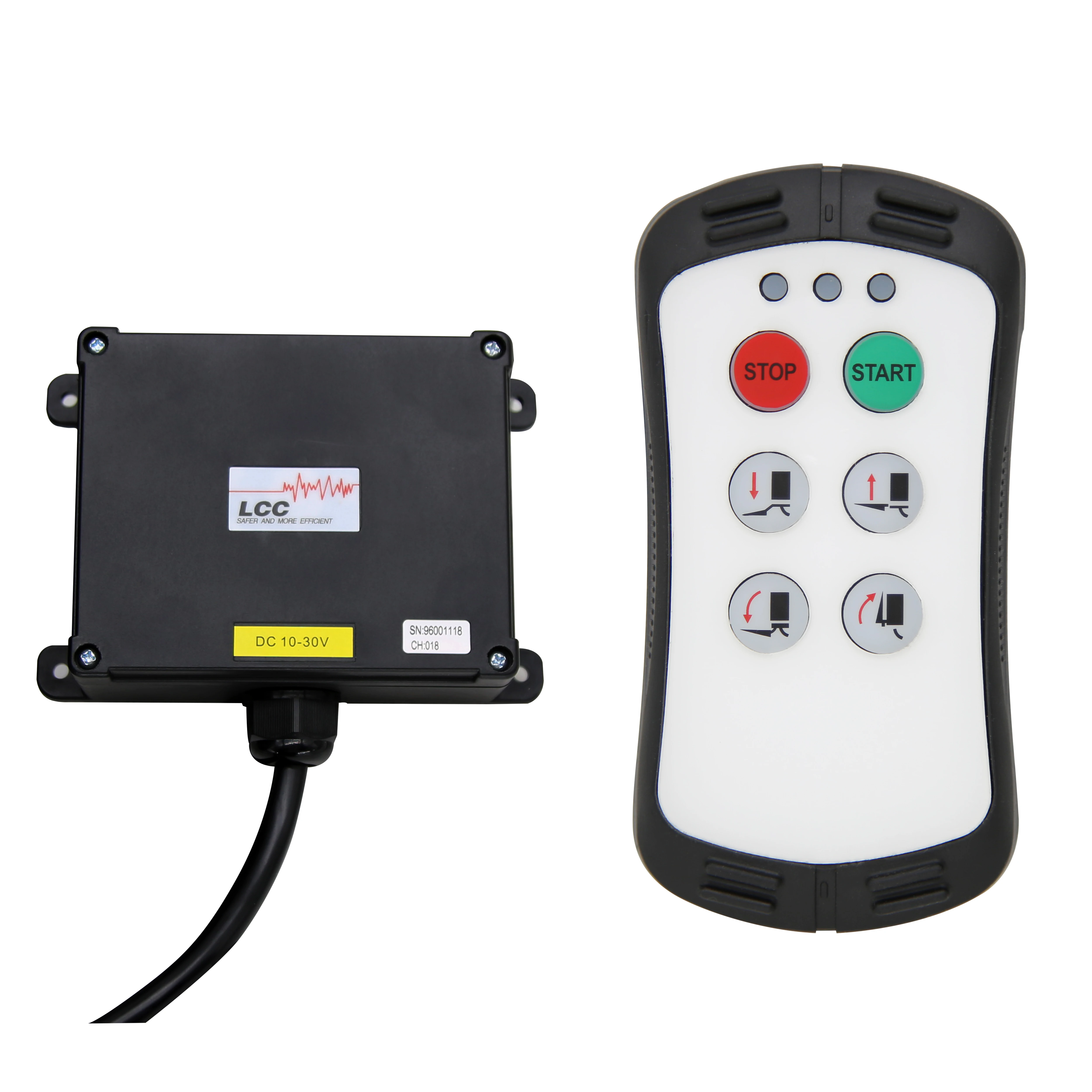 TLF Nuevo diseño A400 Control remoto inalámbrico industrial de una sola velocidad con 4 botones para grúa