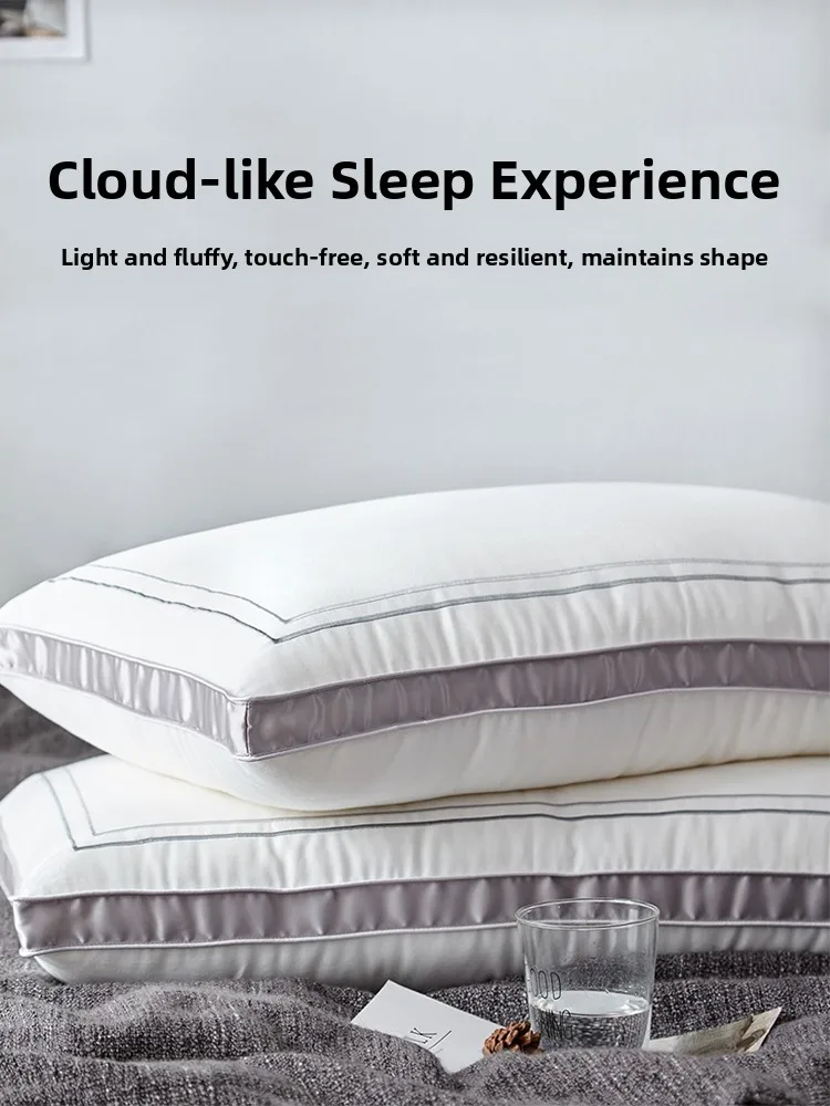 

Pure Cotton Floing Medium Pillow Five Star Hotel Slow Rebound Ne Support Single Person Home Use S Aid Pillow
