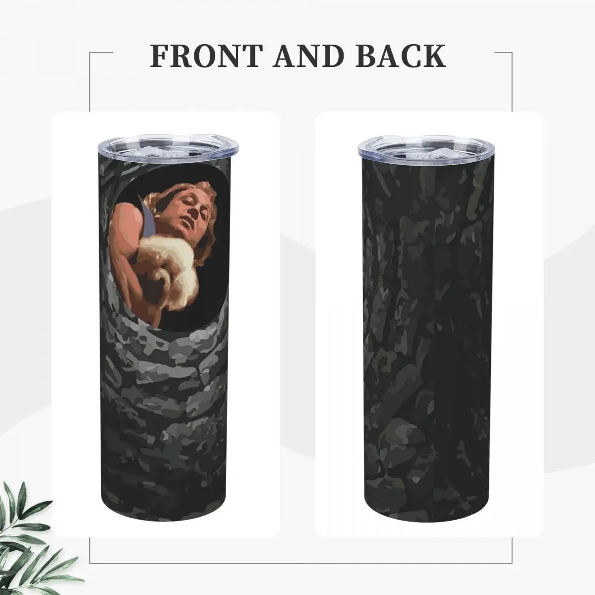 Buffalo Bill Looking Down Well Stainless Steel Tumbler Vacuum Insulated Mug Thermal Cold Cups Straw With Lid 20oz