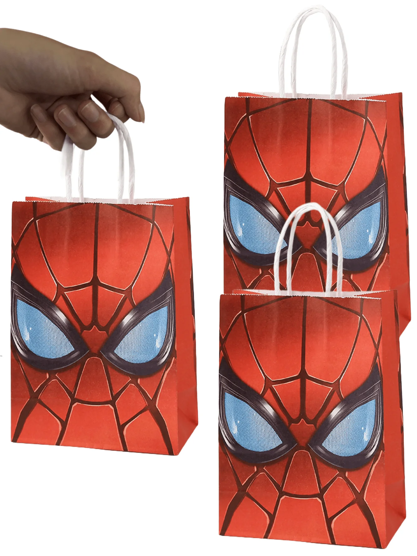 3/6/12 stuks Disney Spider Man thema cadeauzakjes, verjaardagsfeestje decoratiezakjes geschikt voor het opbergen van geschenken Chriamas