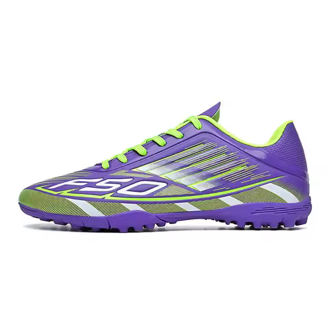 TaoBo Purple Color Soccer Shoes Men's Women Football Boots Long/Short Spike Match Training TF/FG Grass Sneakers