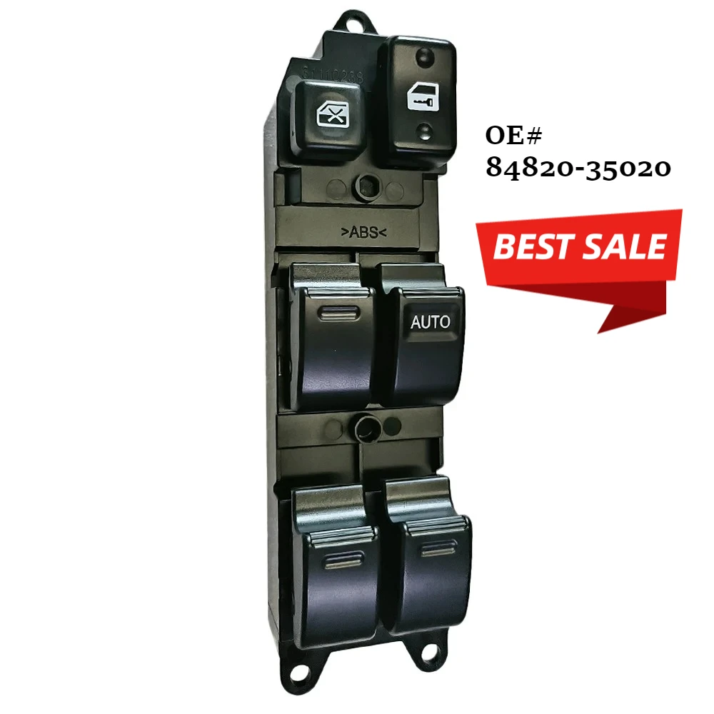 

For Toyota Land Cruiser 80 Series 84820-35020 Power Master Window Switchfor