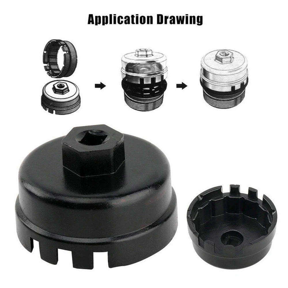 Профессиональный алюминиевый автомобильный ключ для масляного фильтра Hattype для Toyota Prius Corolla Rav4 Matrix Lexus Camry Tundra Sienna Avalon