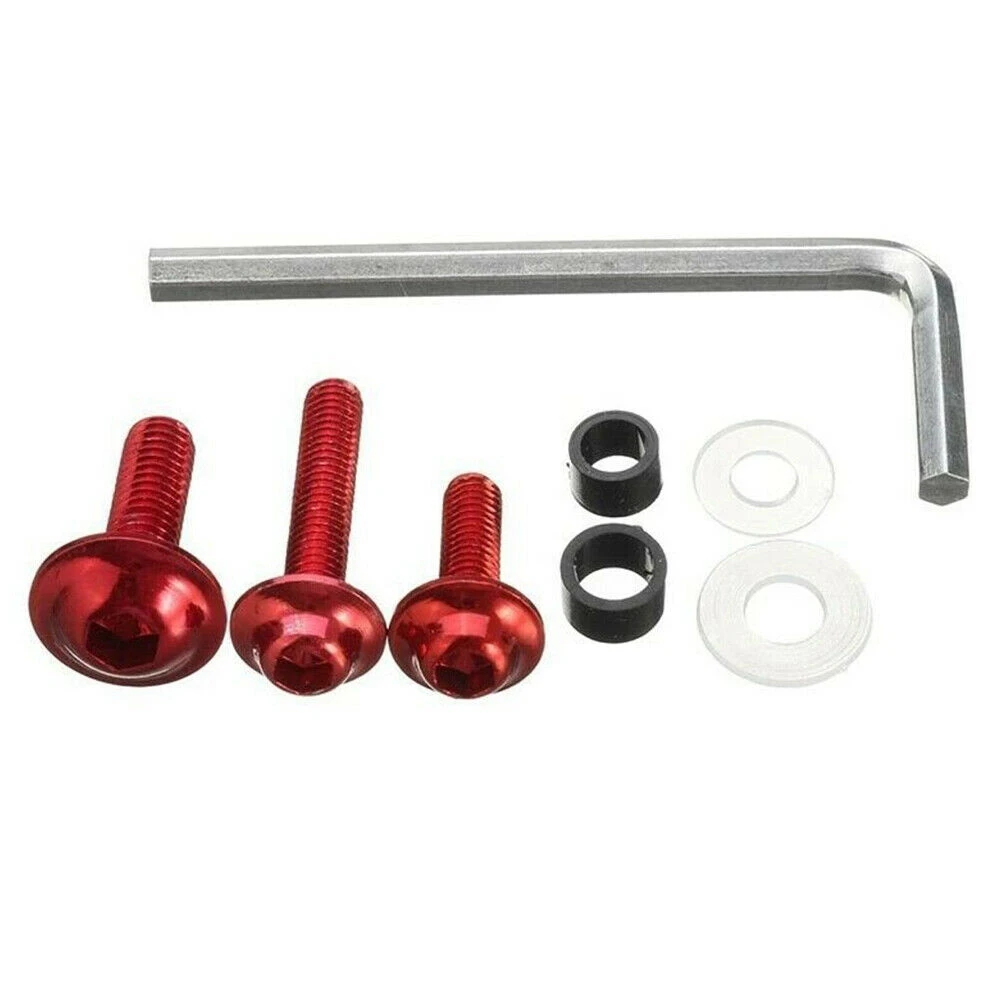 158PCS Universal Motorcycle Fairing Screws Nuts Kit Moto Body Work Bolts Screw for Yamaha YZF R1 R6 R3 2004- 2008(Red) jasmine