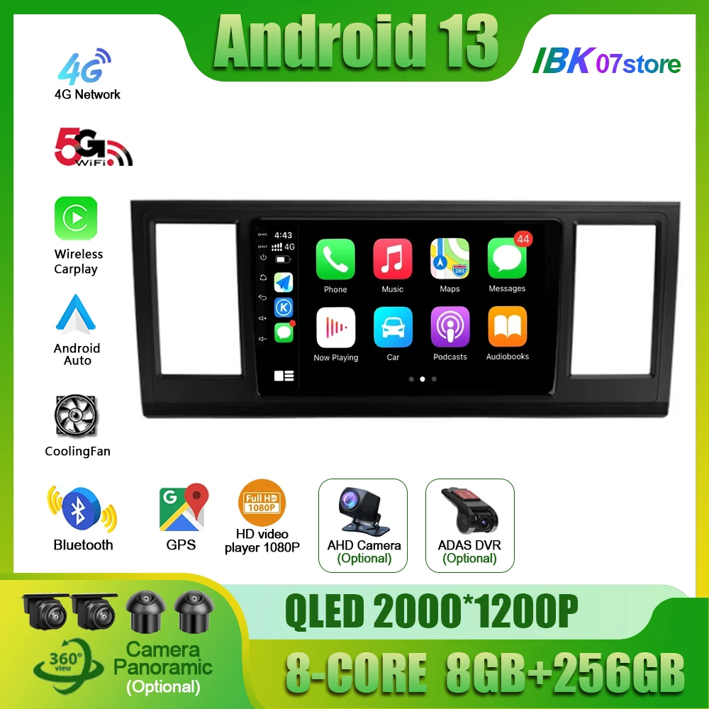 

Android 13 For VW Volkswagen Caravelle 6 T6.1 T6 2015-2020 Car Radio Multimedia Wireless Carplay Navigation GPS Screen Stereo